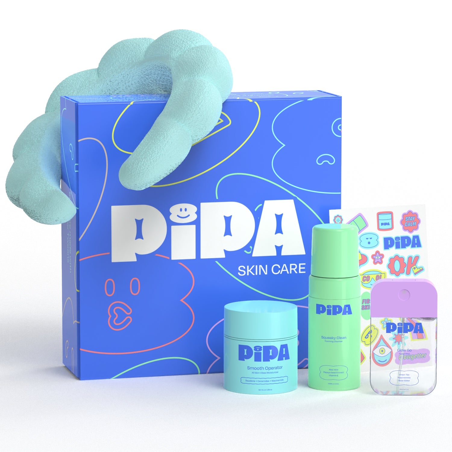 Start Young Bundle with tween skincare products and free Pipa Headband.