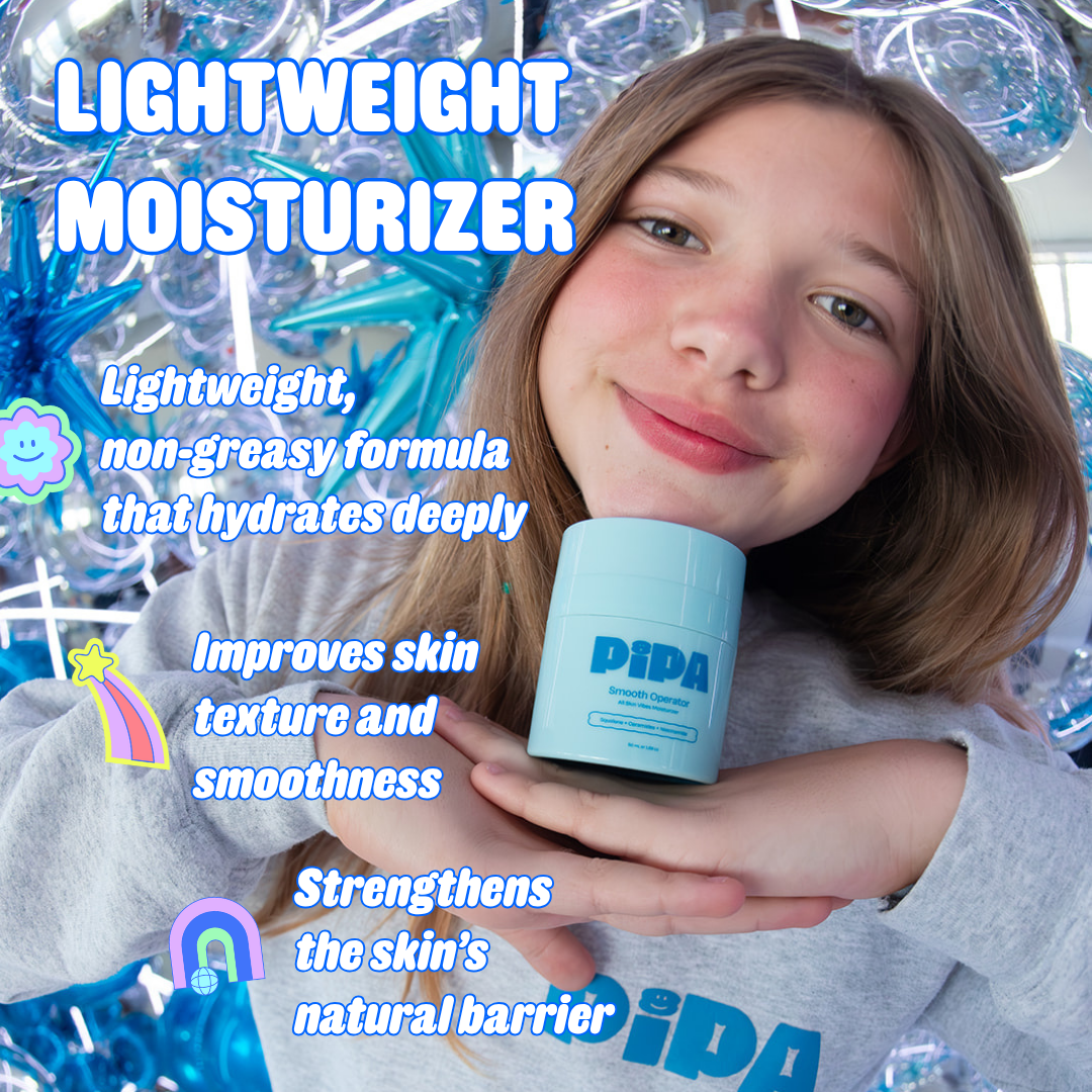 Pipa Smooth Operator moisturizer for tweens | Tween holiday gift set