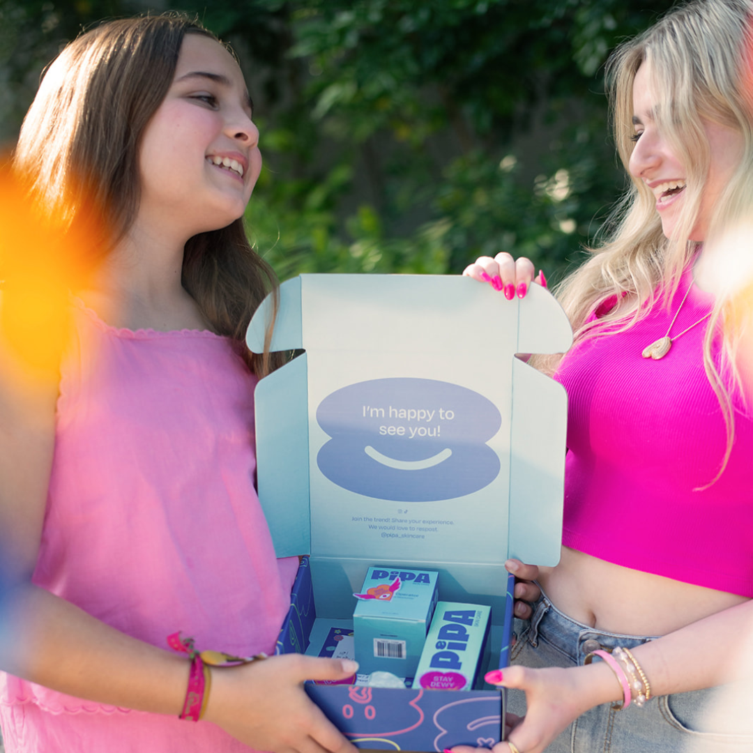 Skin Crush Bundle tween skincare set with cleanser, moisturizer, and hair clip for a healthy glow