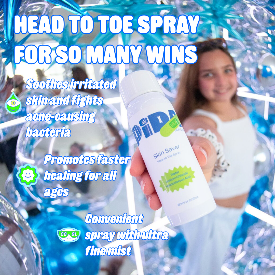 Pipa Skin Saver hypochlorous acid healing spray | Tween holiday gift set