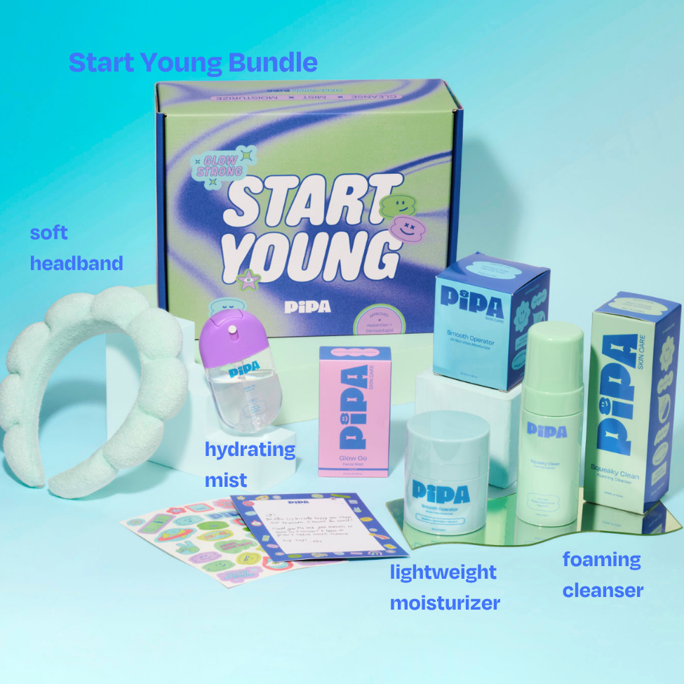 Tween Holiday Gift set with skincare, spa accessories, and jelly tote for ages 8-13