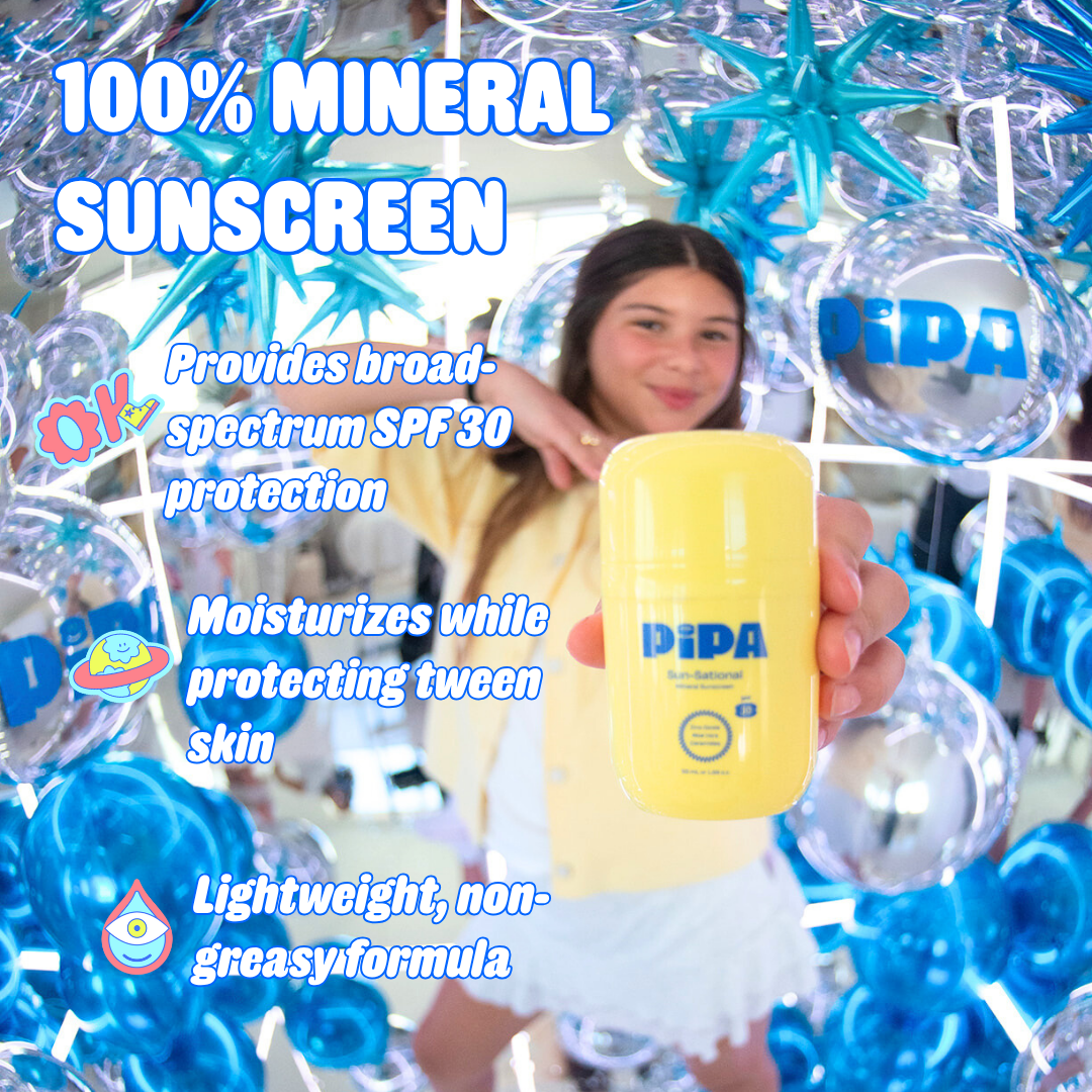 Sun-Sational 100% mineral sunscreen SPF 30 for tweens